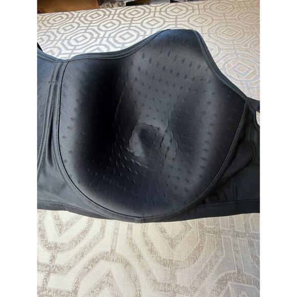 LIVI High-Impact Wicking Underwire Sports Bra Black Size 48F Lane Bryant - Picture 5 of 6
